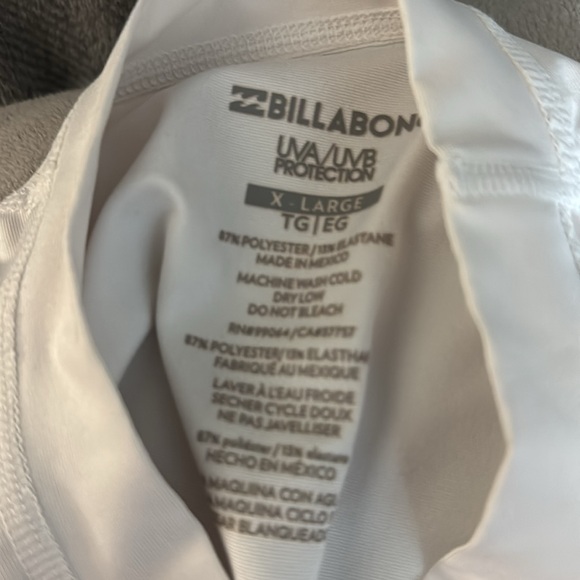 Billabong men’s white long sleeve shirt - Picture 5 of 5
